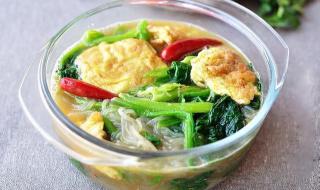 干豆腐炖菠菜粉条的做法
